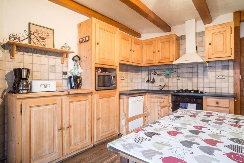 Appartement Spacieux Proche Des Telecabines Et Du Centre Ville Avec Jardin Prive Saint-Gervais-les-Bains Dış mekan fotoğraf