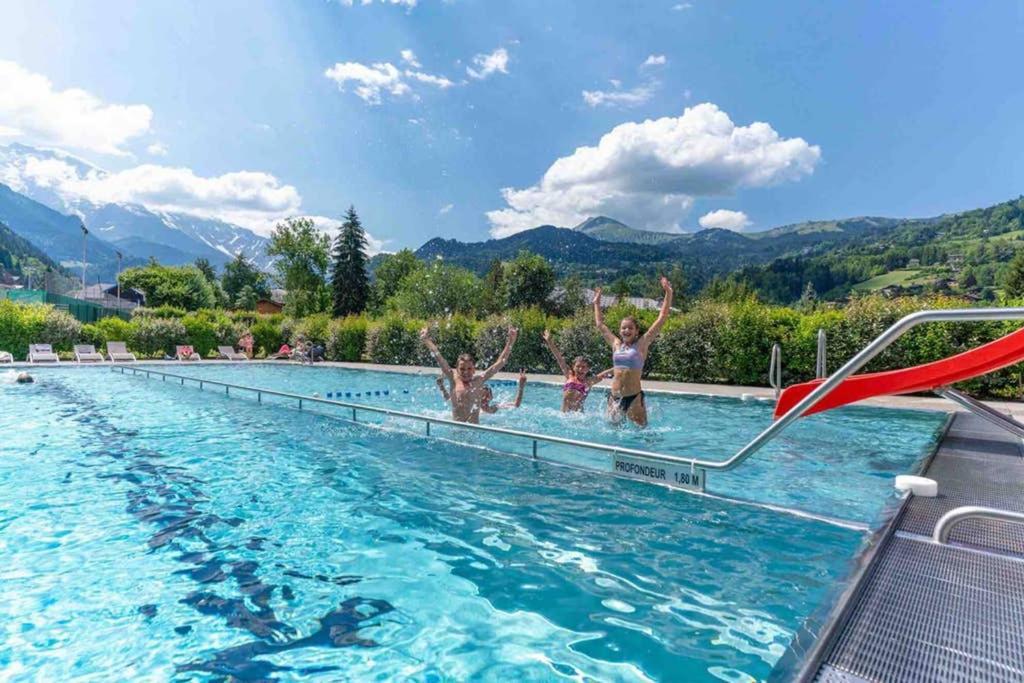 Appartement Spacieux Proche Des Telecabines Et Du Centre Ville Avec Jardin Prive Saint-Gervais-les-Bains Dış mekan fotoğraf