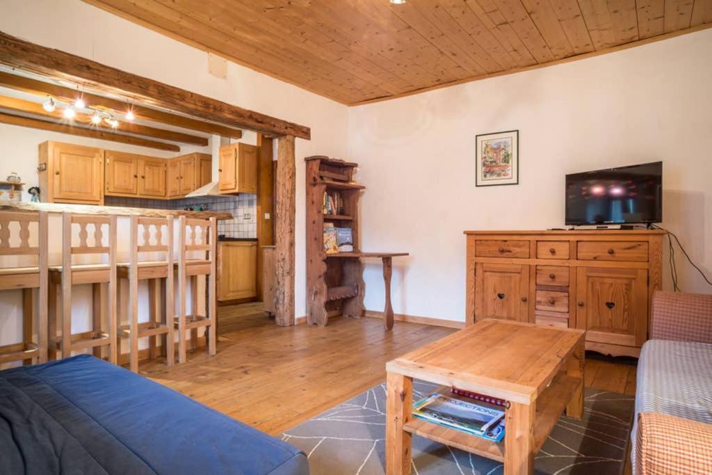 Appartement Spacieux Proche Des Telecabines Et Du Centre Ville Avec Jardin Prive Saint-Gervais-les-Bains Dış mekan fotoğraf